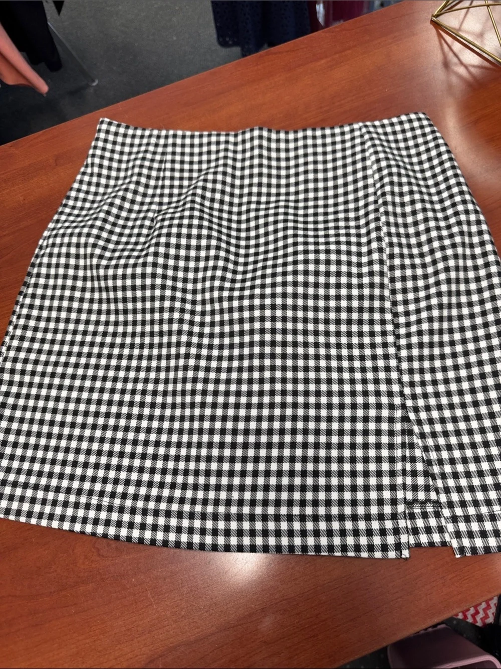 Wild fable gingham skirt size 10 // 060713